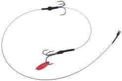 Ultimate 7x7 Steelwire Deadbait Leader 40cm - Hook Size 4