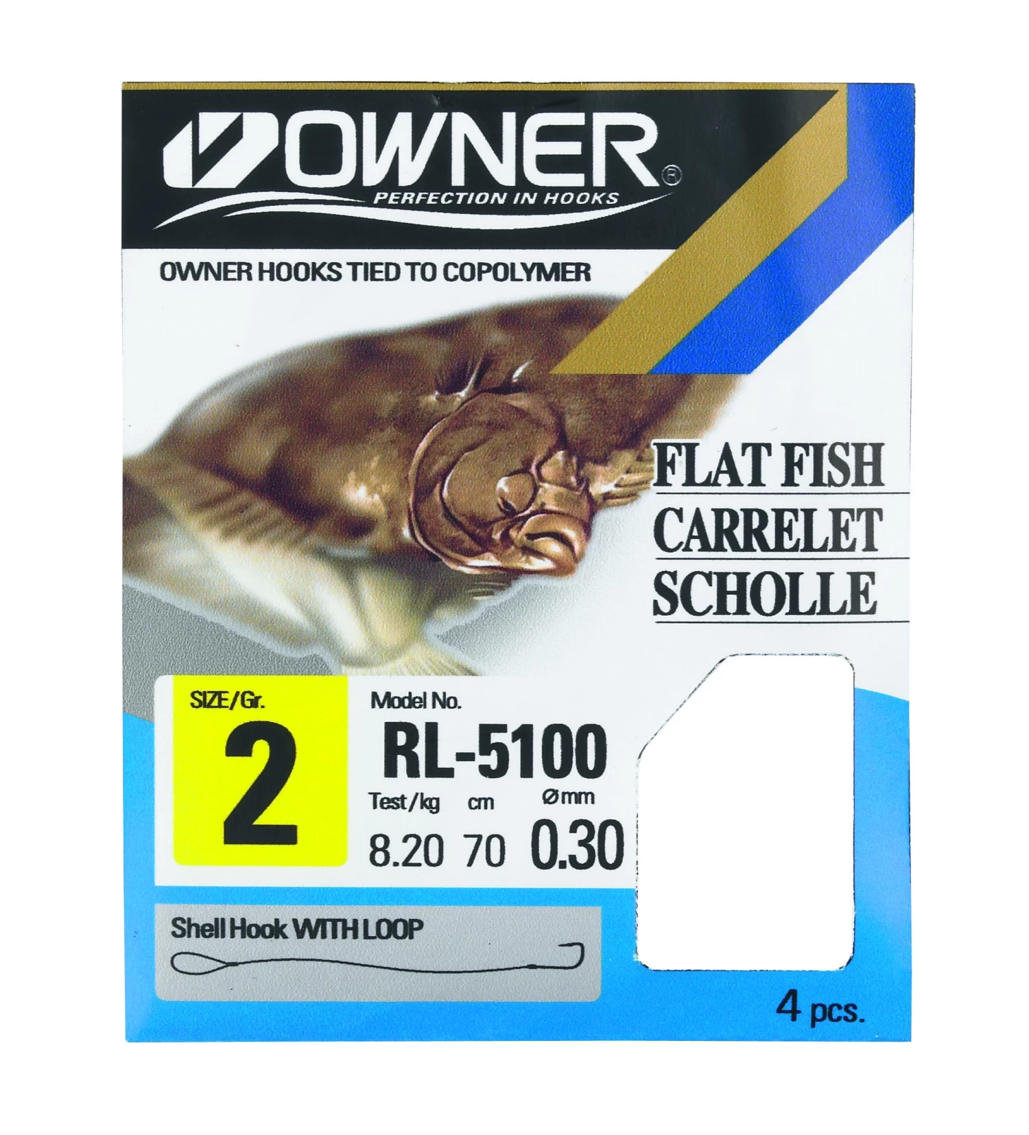 Owner Flatfish RL-5100 Size 2 1 Owner Flatfish RL-5100 Size 2