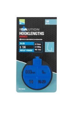 Preston Revalution Hooklengths N-20 Size 12 / 0.13mm / 21.kg -Fishing Verkoop 36c42a47181ece03