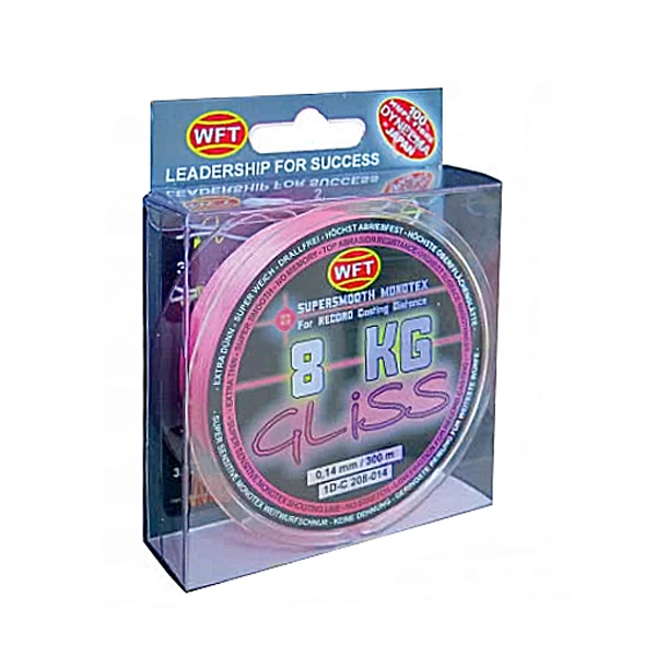 WFT GLISS Pink 150m 8kg 0,14mm 1 WFT GLISS Pink 150m 8kg 0,14mm