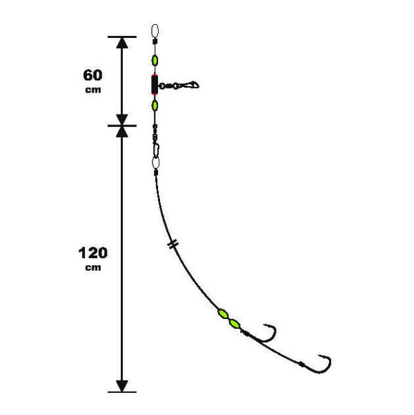 Sunset BDL Boat RS Competition Special Big Fish Fluorocarbon Rig With Octopus 1 Sunset BDL Boat RS Competition Special Big Fish Fluorocarbon Rig With Octopus