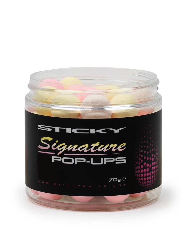 Sticky Baits Signature Pop-Ups Mixed 12mm 70gr Pot 1 Sticky Baits Signature Pop-Ups Mixed 12mm 70gr Pot