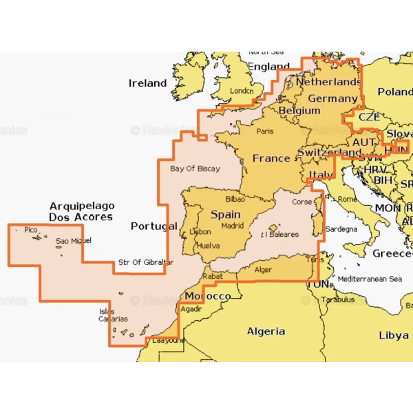 Navionics+ Kaarten SD/MSD Card France Inland 2 Navionics+ Kaarten SD/MSD Card France Inland - Afbeelding 2