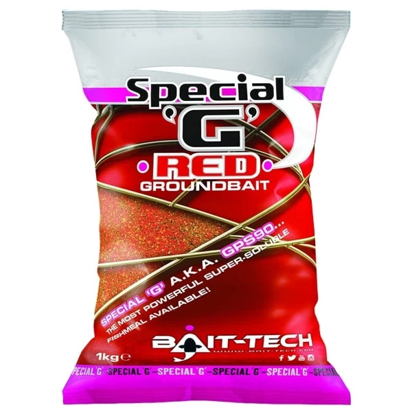 Bait-Tech Special G Groundbait Lokvoer Red 1kg 1 Bait-Tech Special G Groundbait Lokvoer Red 1kg